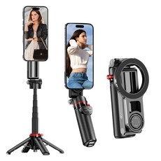 CYKE F08 磁吸迷你四腳架 自拍棒 穩拍神器 遠程遙控拍攝腳架, 1個, 磁吸款_F08