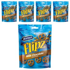플립즈 밀크초콜릿 프레첼, 90g, 5개