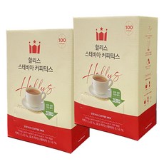 할리스 스테비아 커피믹스, 9.5g, 100개입, 2개