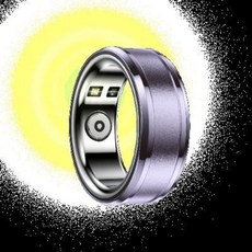 스마트 링 건강 모니터링 헬스 심전도 수면 갤럭시 반지 패션, 보라색 20, 1개