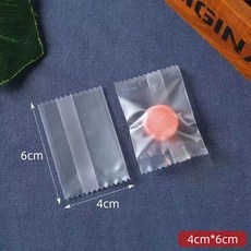 실링 비닐봉투 1000매 미니 포장봉투 선물 간편한, 100개, 1개, 4 x 6cm