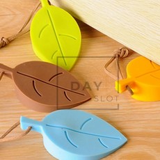 데이슬롯 나뭇잎 도어스토퍼 문받침대, 그린