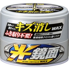 日本SOFT 99 光鏡面去小傷痕軟蠟 台吉化工, 1個, 光鏡面去小傷痕軟蠟(銀色), 銀色