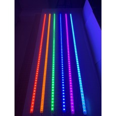 高總裁LED LED硬燈條 100CM 單色燈 鋁條燈 12V 24V 防水 燈條, 1個, 24V    藍, 24V 藍