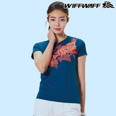 위프와프 80197 연습복 여성 라운드 티셔츠 형태 유지력형 옷