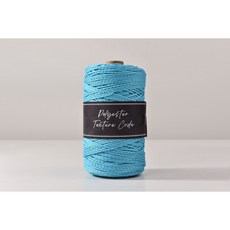 2.5mm 소프트 폴리에스터 텍스쳐 코드 300g 뜨개실 네트백 부드러운 코바늘실 마크라메 재료, 50. Emerald Blue