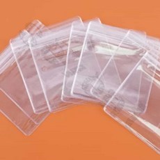 칠전몰 PVC 포장백 15X15CM 10P 악세사리지퍼백, 1개