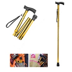 노인용 보행 보조지팡이 4단 휴대 접이식 손잡이 실버용품