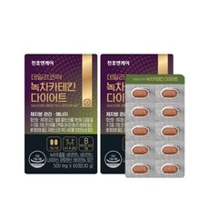 천호엔케어 데일리코어 녹차카테킨 다이어트 30g, 60정, 2개