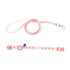 팻라인 딸기 목줄세트 10mm (색상랜덤), 1개, 랜덤