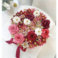 !주문전연락필수!인천케이크연과진/환갑 칠순 팔순 웨딩 주문제작케이크/앙금플라워꽃다발디자인떡케이크/전국배송가능, 1호(지름15cm), 기본백설기, 딸기쨈, 1개, 1kg