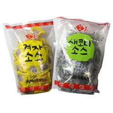 일회용 겨자소스 (x) 식초소스 (x) 냉면, 1개, 5g