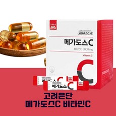 비타민C 고려은단 메가도스C 3000 3g x 60포, 180g
