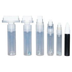 FULIBAO 리필 가능한 아크릴 페인트 펜 빈 마커 4/8/10/15/30/50mm 투명 대형 페인트 홀더 펜 낙서 마커 페인팅 DIY 아트 및 접착제 페인트 어플리케이션용, 4/8/10/16/30/50mm