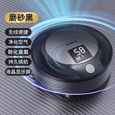 차량용 공기청정기 미니 플라즈마 음이온 미세먼지 냄새 제거 악취 정화 실내겸용, 일반용, 무광 블랙