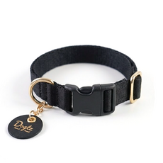 독츠 강아지 목줄 제로슬랙, 1개, 오닉스 블랙