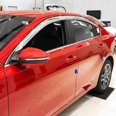 올뉴K3 크롬 도어 썬바이져 햇빛 가리개 선바이저 6P, 상세페이지 참조