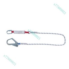 高空作業安全繩耐磨工地施工保險帶防墜落, 經典款滌綸單繩大鉤緩衝款, 1個