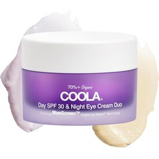 쿨라 COOLA 데이 앤 나이트 아이 크림 페이스 모이스처라이저 SPF30 블루스크린 미국직배송, 1개, 24ml
