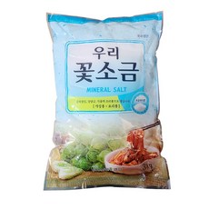 신한 우리 꽃소금 3kg (재렴 신한주) 김치절임 장담금 조리용, 1개