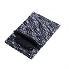 손목 가방 농구 땀밴드 스포츠 밴드 팔 지퍼 발목 랩 지갑 러닝, 색상: 3. Black, 1개