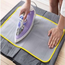 다리미 패드 다리미깔개 커버 대형 보존 클립형 보호패드 다리미받침 다리미대 다리미깔개 다리미패드 다리미천+글로벌커머스랩벌Shop, 빠른배송