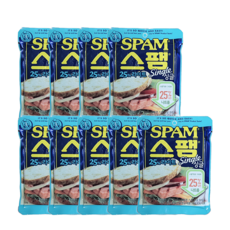 스팸 25% 라이트 햄통조림, 80g, 18개
