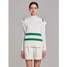 플레이블 P_LABEL 루프얀 와이드카라 베스트 MK4SV206