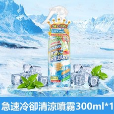 日本清涼噴霧 冰涼噴霧 降溫噴霧 涼感噴霧, 1個, 瞬間冰感❄️單瓶體驗裝