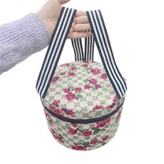 국내산 꽃무늬 고급 다용도 작업방석 원형 중 농사용 밭일 농업용 갯벌 김장 의자, 3개