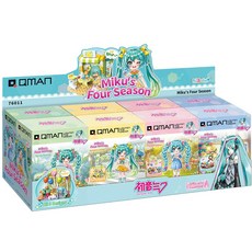 KEEPPLAY初音未來 小場景積木 四季系列 (隨機出貨), 1個, Multi-color