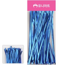 배들 유니아트 (공예철사) 1000 빵끈 (파랑) 선물포장 끈