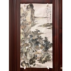 手繪國畫 寫實 江上千峰圖 穆科德老師, 參考詳情頁