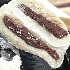 옛날 흰 찹쌀떡 쫀득쫀득 모찌 찹쌀모찌 수능 찹쌀떡, 60개, 60g