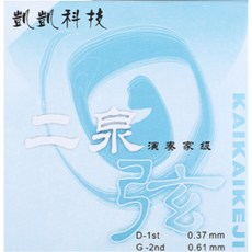 老羊樂器店 開發票 演奏家級 國樂弦 低音二胡弦, 1個, 凱凱二泉弦GD定弦