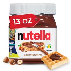 Nutella 헤이즐넛 스프레드 13온스 (370g), 1개, 370g