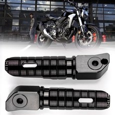 HONDA通用後腳踏 CB125R CB250R CB300R CBR250RR CBR600RR, Black, 1個, Black