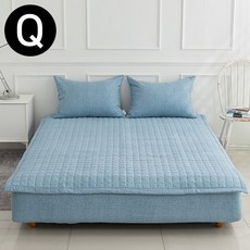 해피니 누네 소프트마이크로 침대 밴딩 패드 퀸 Q 블루 해피니 누네 소프트마이크로 침대 밴딩 패드 퀸 Q 블루 침대패드 패드 침대매트 퀸침대매트 퀸매트, 단품, 상세설명 참조