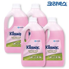크리넥스 핸드워시 폼 솝 스윗파우더향 1950ml 4개, 본품
