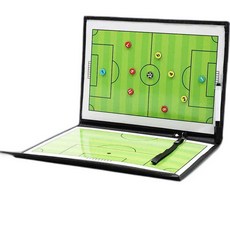 축구 전술판 접이식 작전판 휴대용 코칭보드, 지퍼형 축구 전술보드, 1개