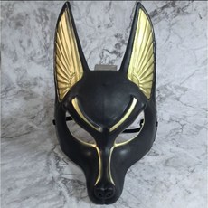 西門町發光派對屋 埃及阿努比斯面具 發光面具 派對裝扮 角色扮演 萬聖節, 1個