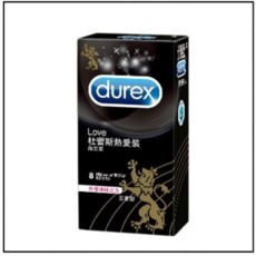 杜蕾斯 Durex Love 衛生套, 1個, 8片