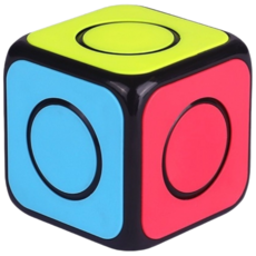 小小店舖 一階陀螺魔方 奇藝魔方格 益智玩具 簡單魔術方塊, 多色, 1個