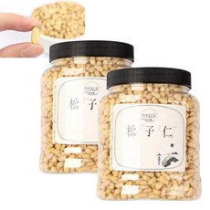 백잣 1kg 밀봉포장 견과류 잣 깐잣 껍질 벗긴 대용량 파인넛, 2세트