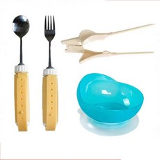 식기 숟가락 스푼 흔들림방지 도움 엎지름 고정 보조, 1개, 상세페이지 참고, 방수 컵