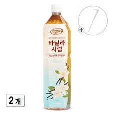동서 리치스 바닐라 시럽 1.5L + 시럽펌프, 2개