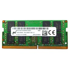 노트북 메모리 모듈 MTA16ATF2G64HZ2G3E1 호환 교체 예비 부품 Micron MTA16ATF2G64HZ 16GB 2Rx8 DDR4 SODIMM PC419200 24, 1개