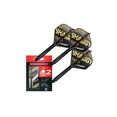 TARGET Darts(타깃 다트) 스콧 윌리엄스 스콧 윌리엄스 KFLEX 플라이트 샤프트 시스템 No.2 (스탠다드) | Kflex 올인원 플라이트 3개 팩 쇼트(19mm) /
