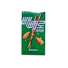 롯데 빼빼로 아몬드 초코 스틱 과자, 37g, 5개
