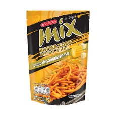 VFOODS MIX脆條 泰國忍味條 奶油玉米味 酥脆涮嘴 獨立包裝, 50g, 3包